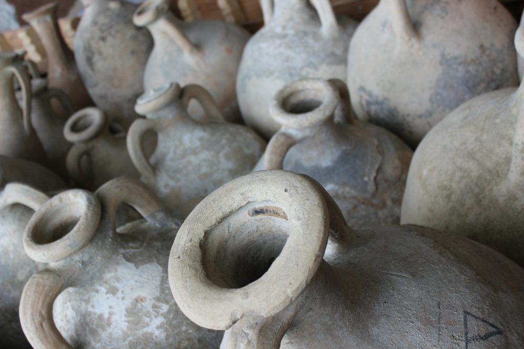 What Do You Need God to Provide_many empty amphoras (earthen jars) from the Roman period